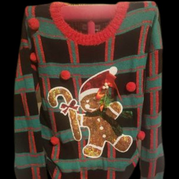 Rebecca Malone Ugly Christmas Sweater - Picture 1 of 8